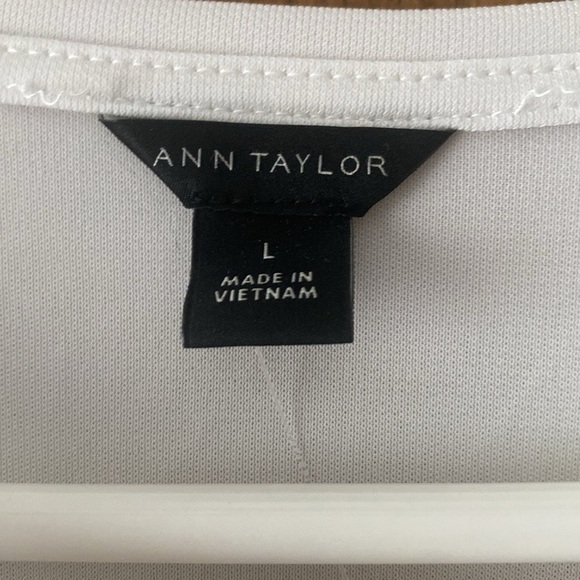 NWT Ann Taylor Size L LS peep hole on front top - Picture 4 of 9
